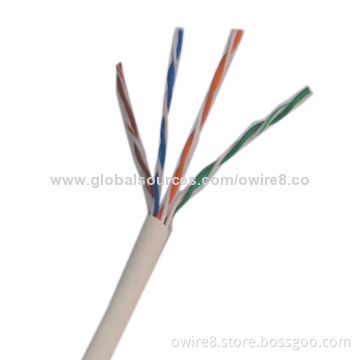 UTP CAT5e LAN Cable, 24AWG, OEM and ODM Orders Accepted